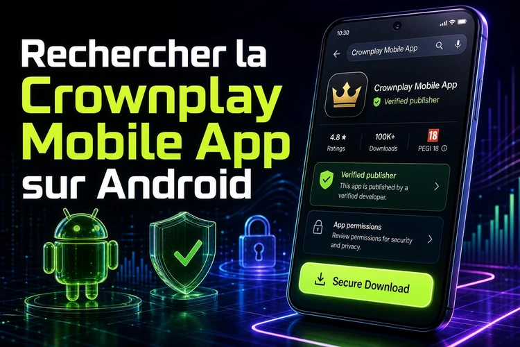 Rechercher la Crownplay Mobile App sur Android