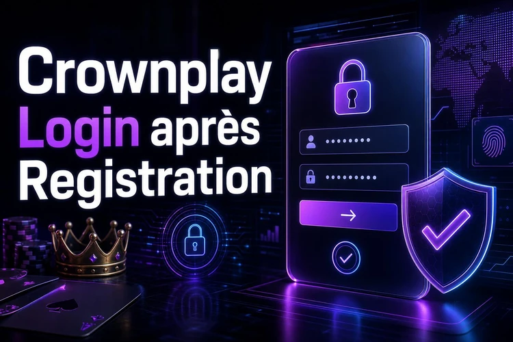 Crownplay Login après Registration