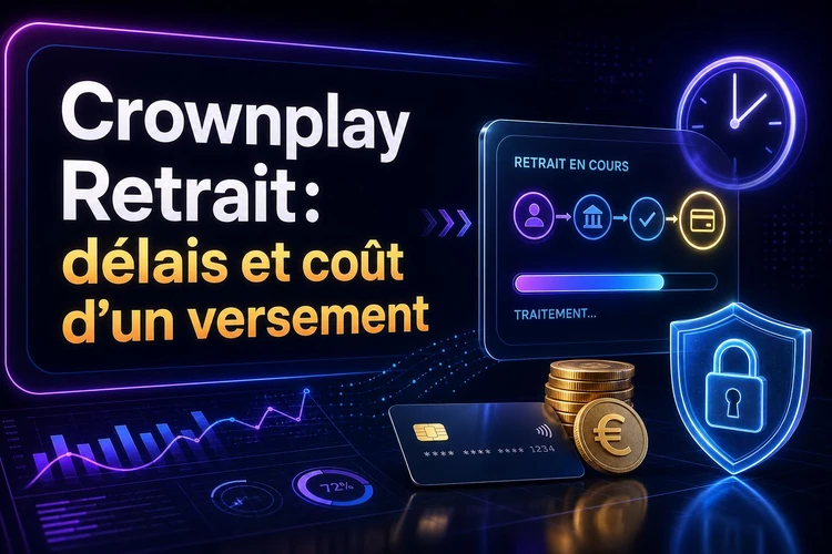 Crownplay Retrait: comprendre les délais et le coût potentiel d’un versement