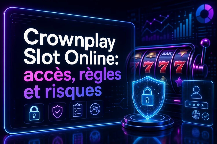 Crownplay Slot Online: vérifier l’accès, les règles et les risques avant de jouer