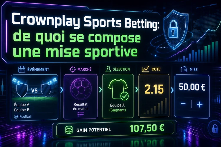 Crownplay Sports Betting: de quoi se compose une mise sportive